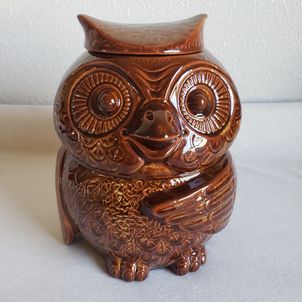 Vintage Owl Cookie Jar